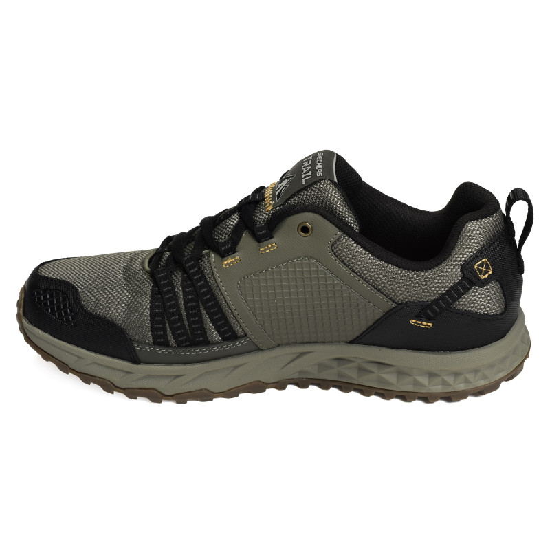 ESCAPE PLAN Kaki, Baskets running Skechers