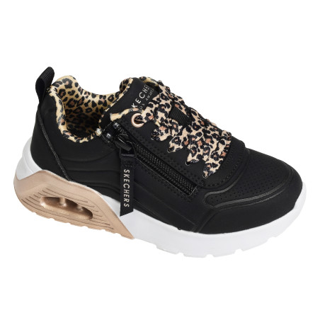 UNO LITE 2.0 LEOPARD STRIDE Noir Léopard, Baskets running Skechers