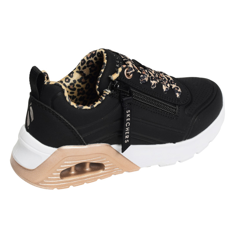 UNO LITE 2.0 LEOPARD STRIDE Noir Léopard, Baskets running Skechers