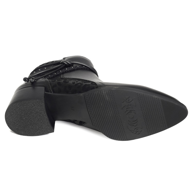 BANKS Noir Léopard, Bottines Fugitive