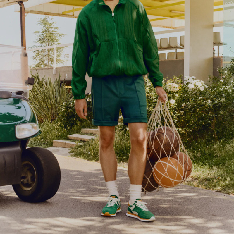 VIRDIS MAN Vert Orange, Baskets running Hoff