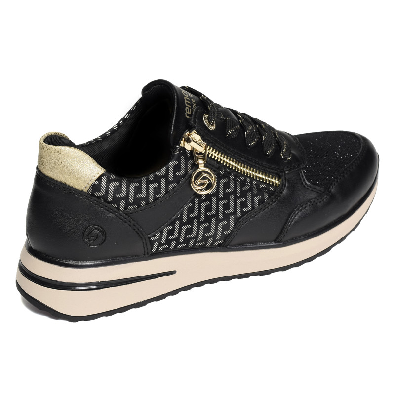 D1G08 Noir, Baskets running Remonte