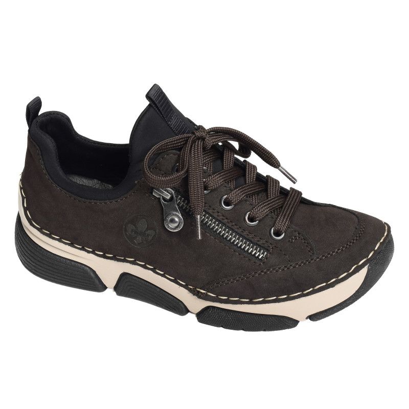 45973 Chocolat, Sneakers basses Rieker