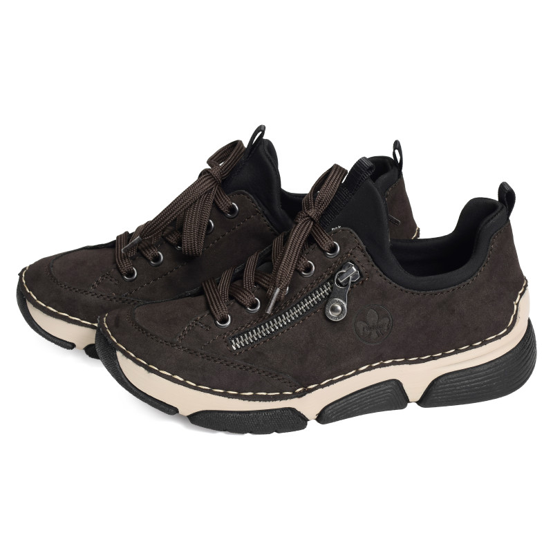 45973 Chocolat, Sneakers basses Rieker