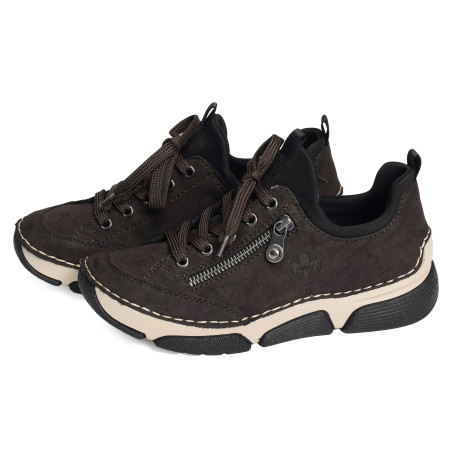 45973 Chocolat, Sneakers basses Rieker
