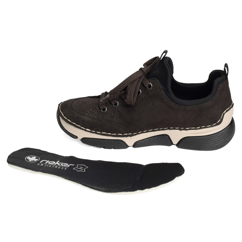 45973 Chocolat, Sneakers basses Rieker