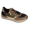 58902 Marron Léopard, Baskets running Rieker