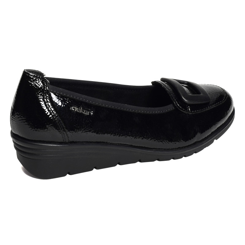 L5362 Verni Noir, Ballerines Rieker