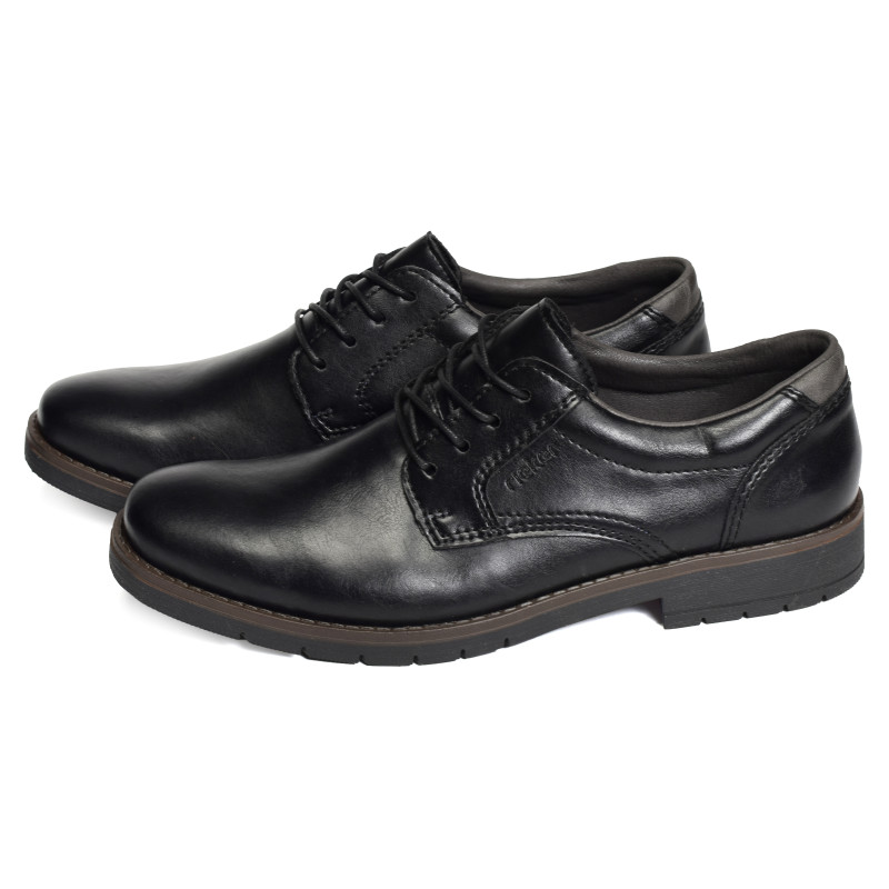 13900 Noir, Chaussures de Ville Rieker