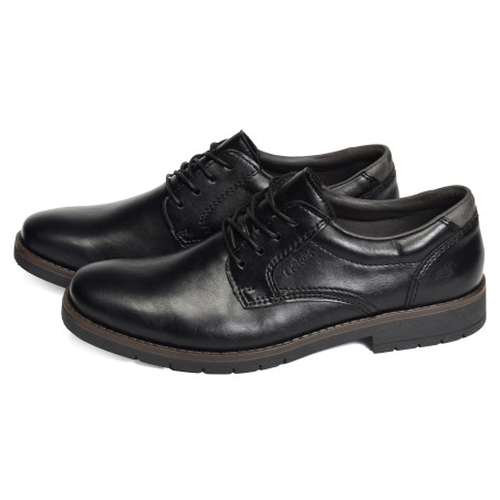 13900 Noir, Chaussures de Ville Rieker
