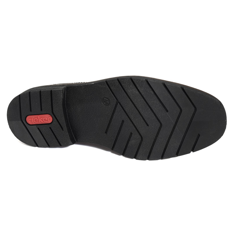 13900 Noir, Chaussures de Ville Rieker