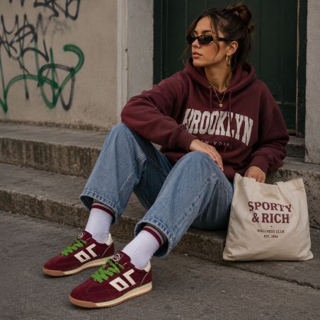  JOGGER SPONGY NYLON Bordeaux