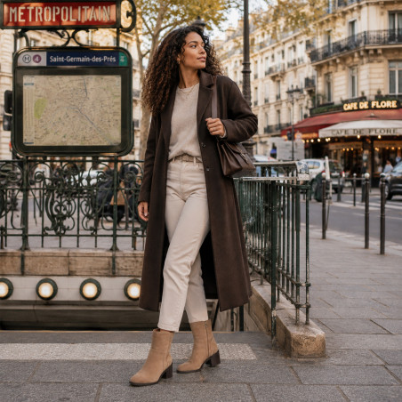 ELETTRA 03 Taupe, Bottines Regarde le Ciel