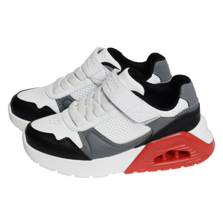 UNO LITE 2.0 PILLAR DUO Blanc Multicolore, Baskets running Skechers