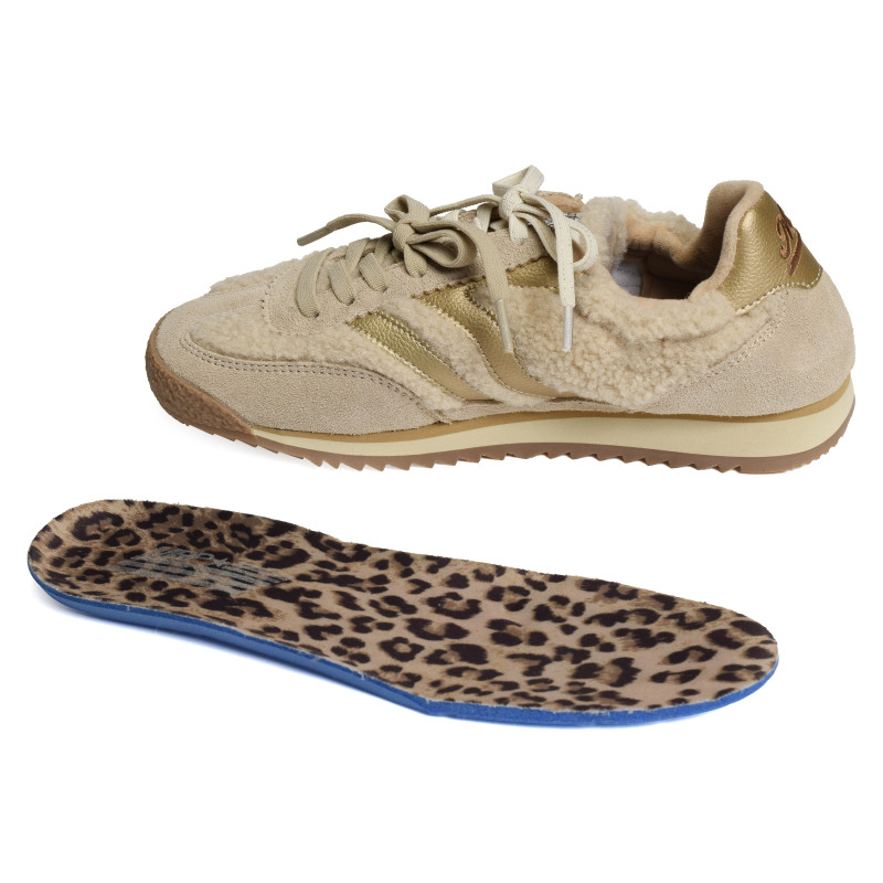 UTAH FUR Beige, Baskets Mode MRP Star