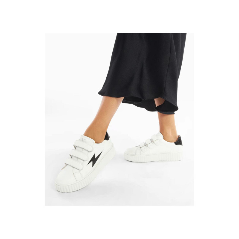 ELSA Blanc Noir, Sneakers basses Vanessa Wu