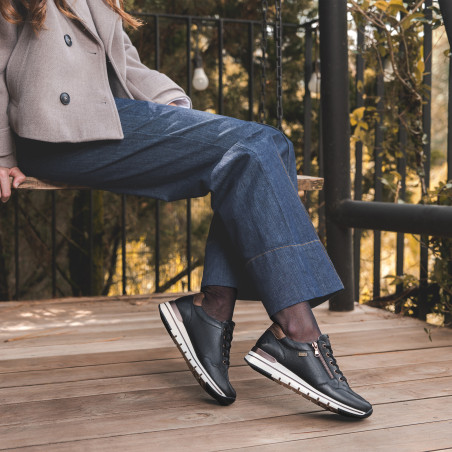 R6716 Noir, Baskets running Remonte