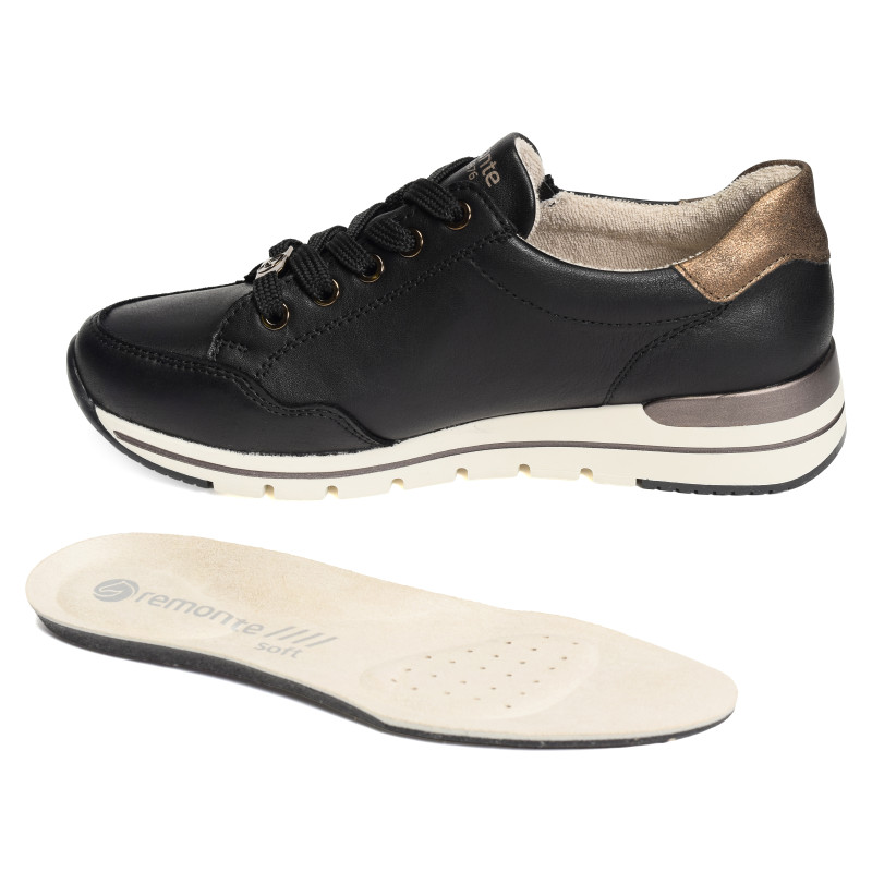 R6716 Noir, Baskets running Remonte