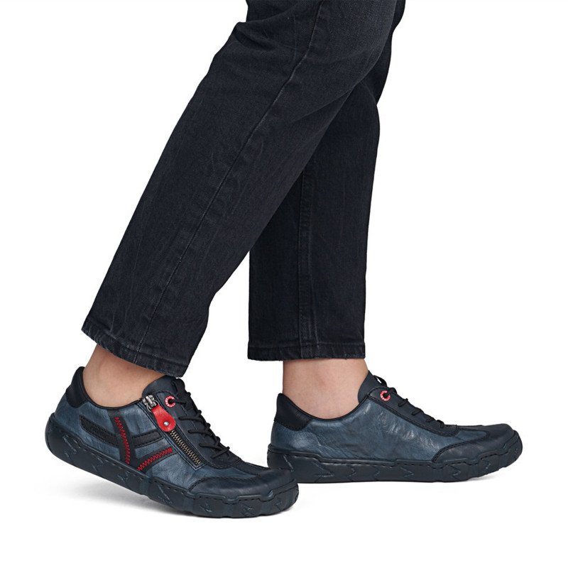 L0363 Marine, Sneakers basses Rieker