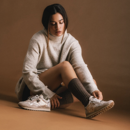 C848 Beige Serpent, Baskets running Cetti