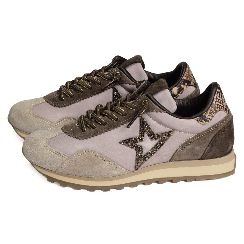 C1259 Taupe Serpent, Baskets running Cetti
