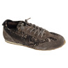C1409 W Taupe Serpent, Baskets Mode Cetti