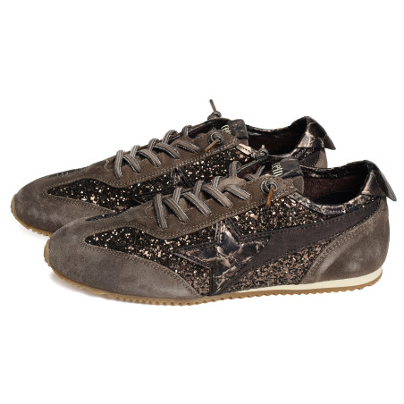 C1409 W Taupe Serpent, Baskets Mode Cetti