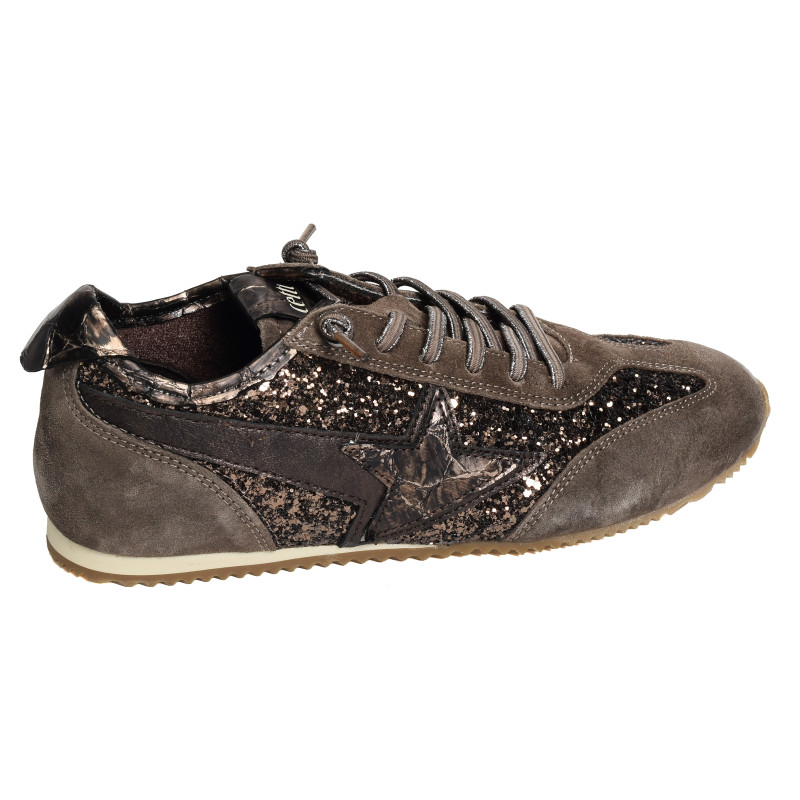 C1409 W Taupe Serpent, Baskets Mode Cetti