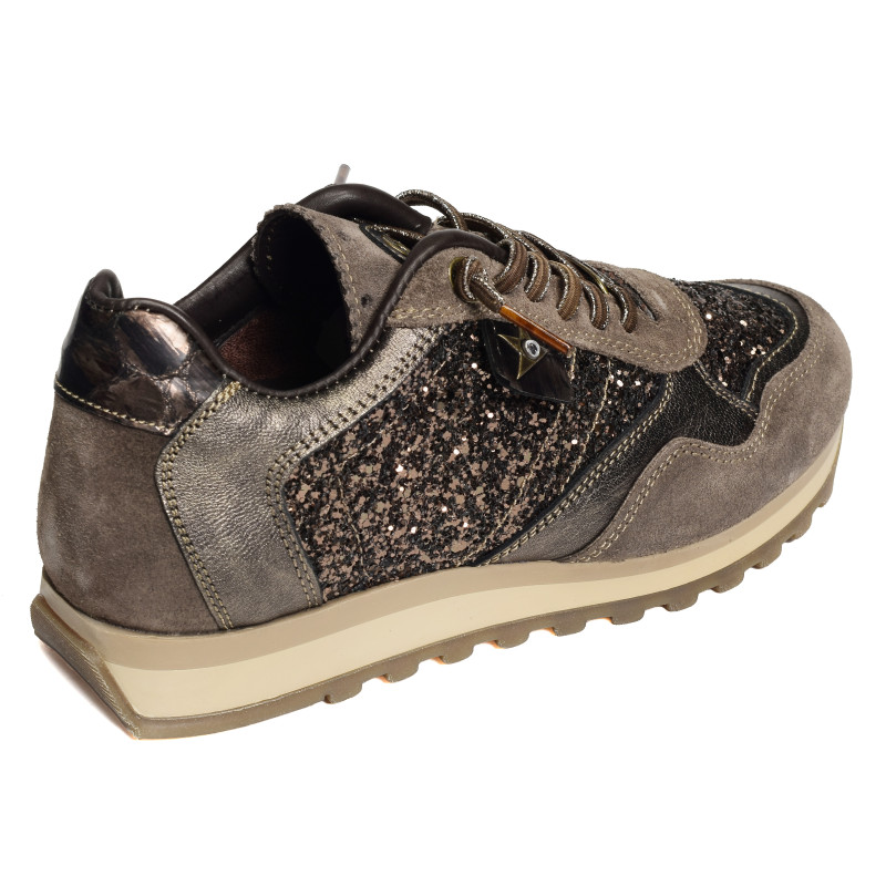 C848 Taupe, Baskets running Cetti