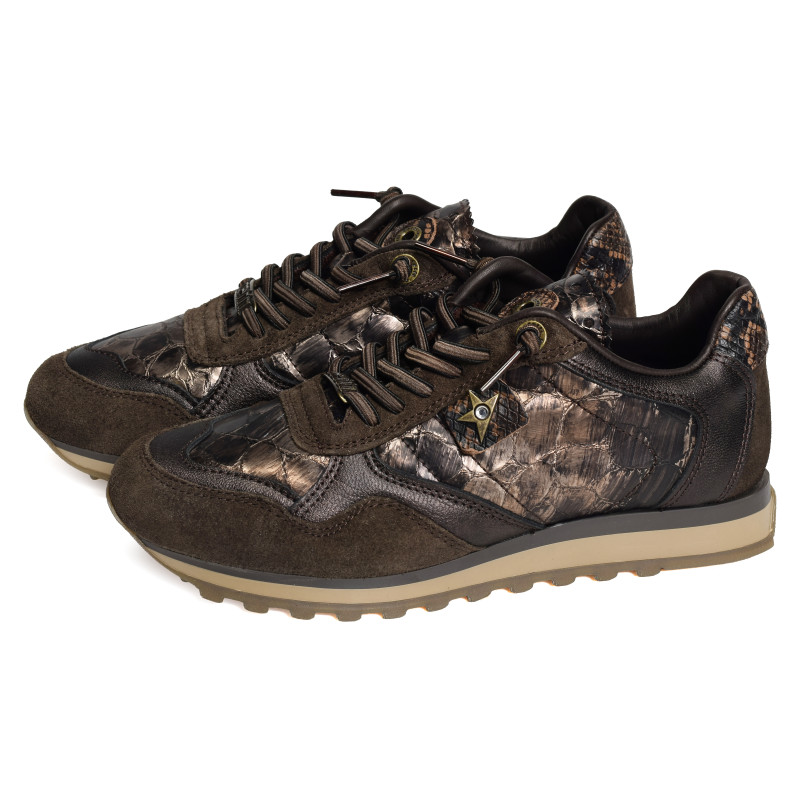 C848 Marron Serpent, Baskets running Cetti