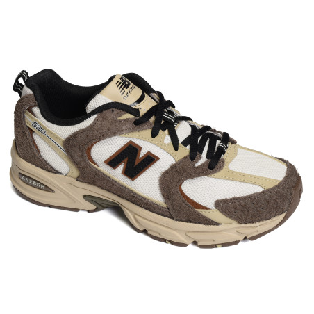 MR530 Marron Blanc, Baskets running New Balance