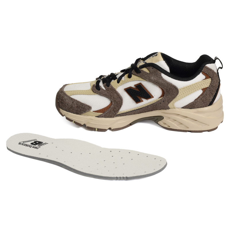MR530 Marron Blanc, Baskets running New Balance