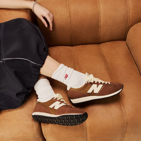 U471 Camel Marron, Baskets running New Balance