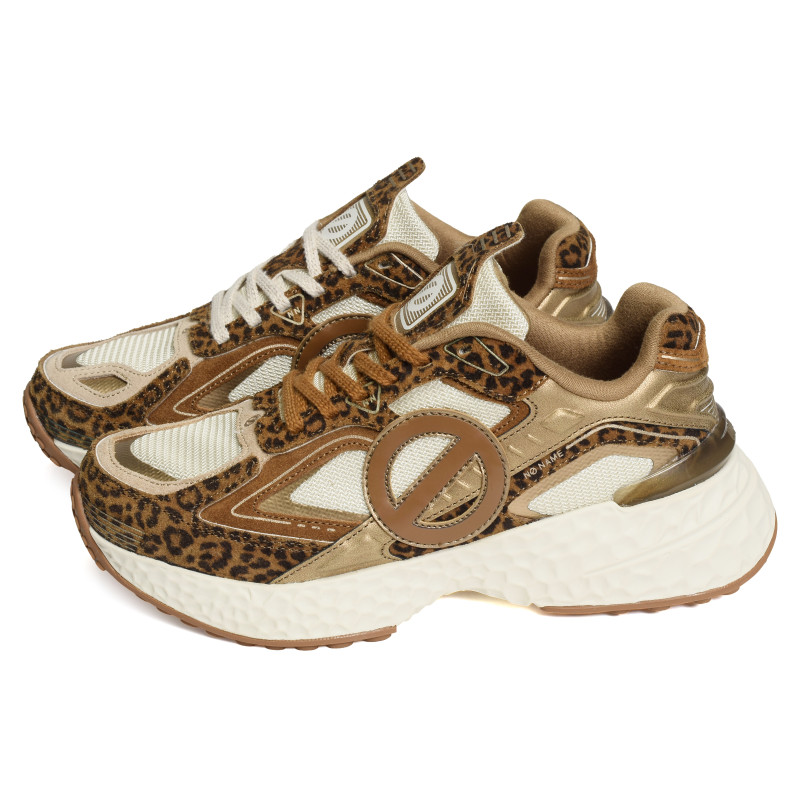 CARTER 2.0 TECH Camel Léopard, Baskets Mode No Name