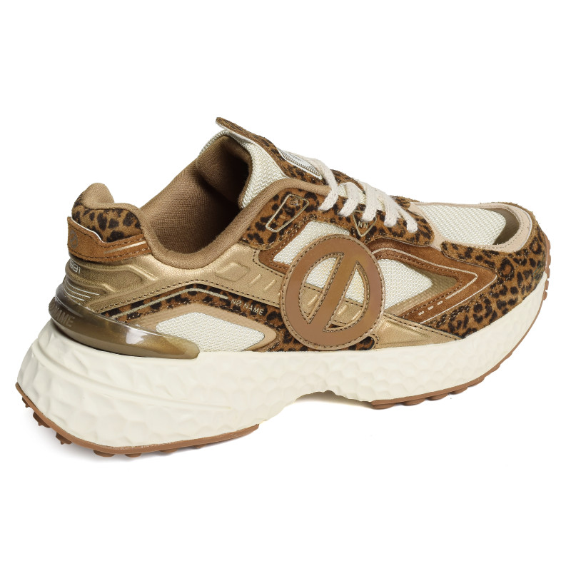 CARTER 2.0 TECH Camel Léopard, Baskets Mode No Name
