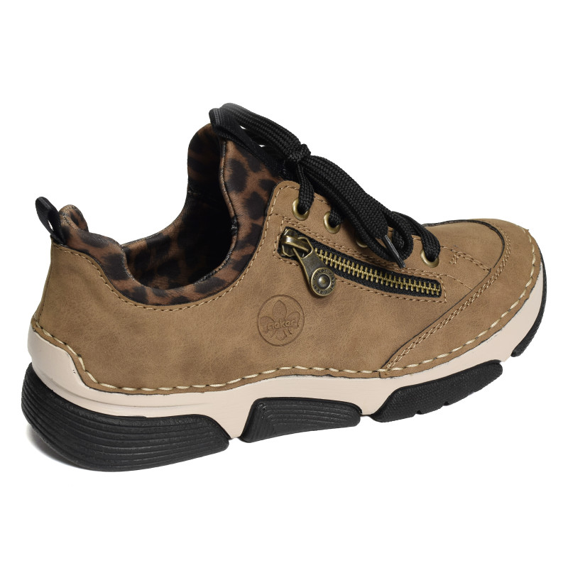 45973 Marron Léopard, Sneakers basses Rieker