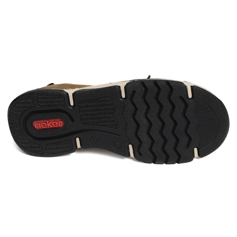 45973 Marron Léopard, Sneakers basses Rieker