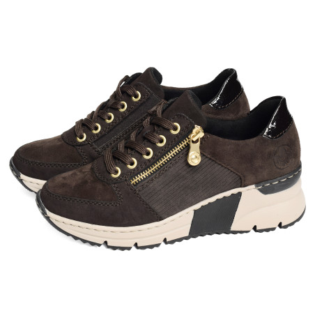 N6314 Chocolat, Baskets running Rieker