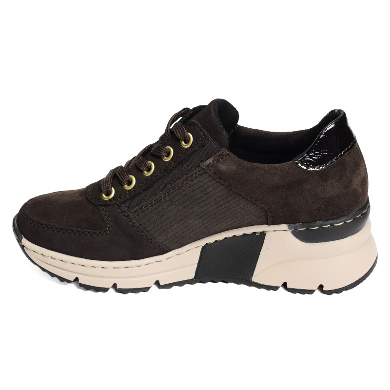 N6314 Chocolat, Baskets running Rieker