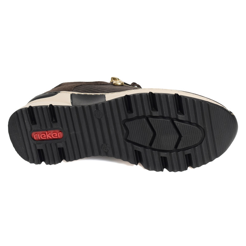 N6314 Chocolat, Baskets running Rieker