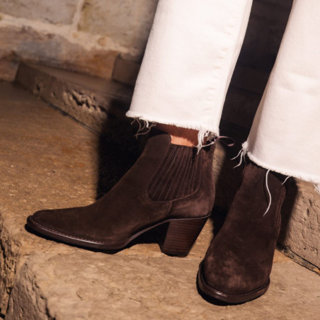 RESEDA Chocolat, Bottines Muratti