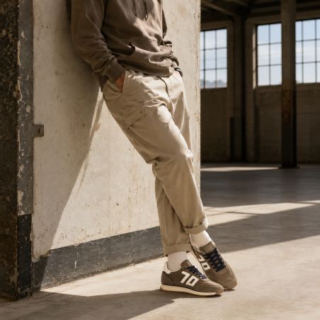  JOGGER SPONGY NYLON MEN Taupe Marine
