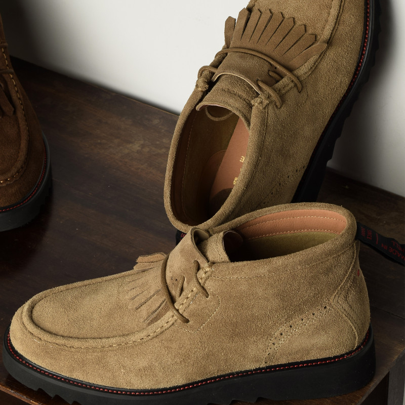 RIPPLE CHUKKA Taupe, Boots Schmoove