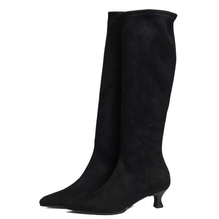 75305 Noir, Bottes Miss Elastic