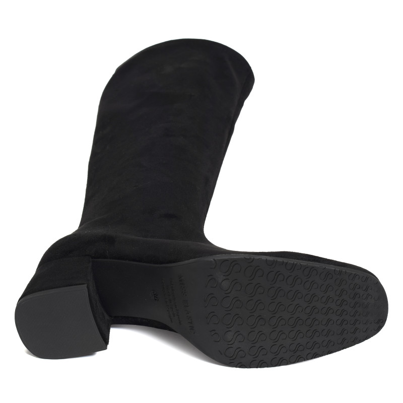 FAX STUDIO 75310 Noir, Bottes Miss Elastic