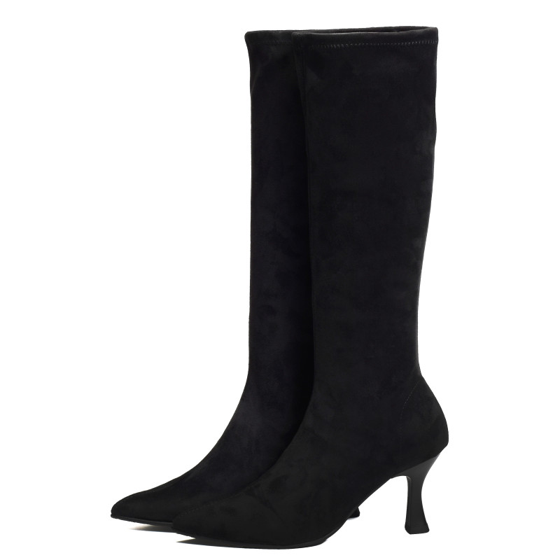ZETA 78041 Noir, Bottes Miss Elastic