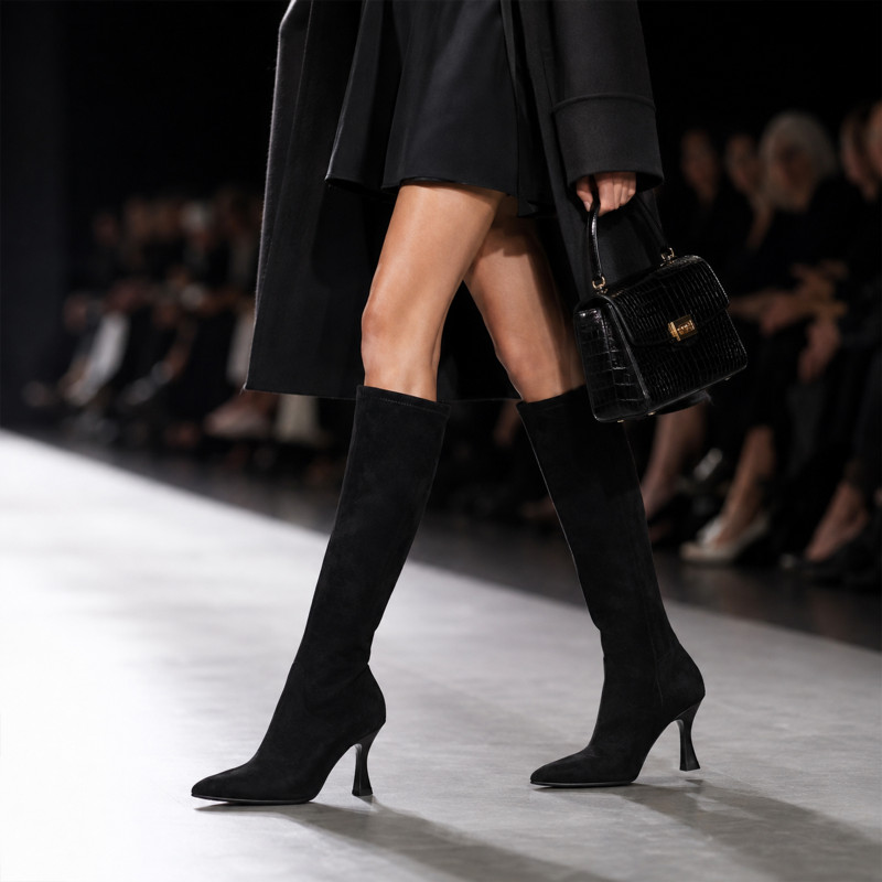 ZETA 78041 Noir, Bottes Miss Elastic