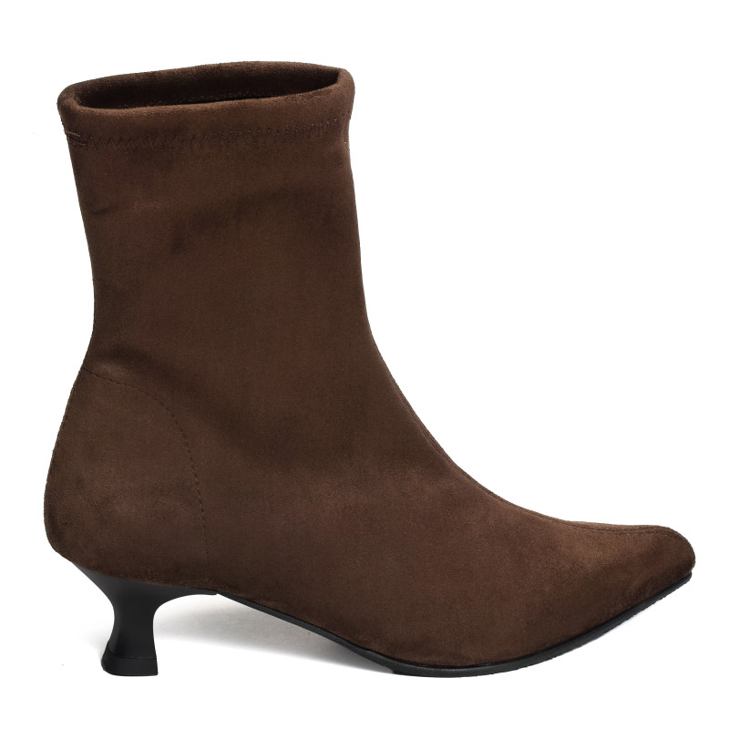 ZETINA 75306 Marron, Bottines Miss Elastic