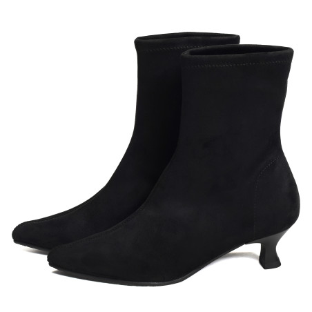 ZETINA 75306 Noir, Bottines Miss Elastic