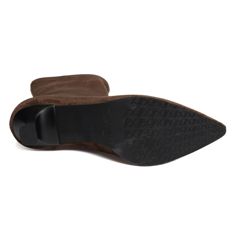ZETINA 75306 Marron, Bottines Miss Elastic